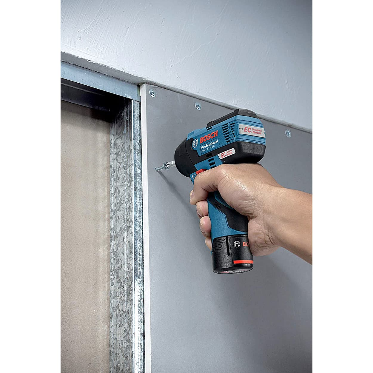 Bosch 12V / 2 x 2.0 Ah Li-ion Professional Cordless Impact Wrench, GDR 12 V-EC