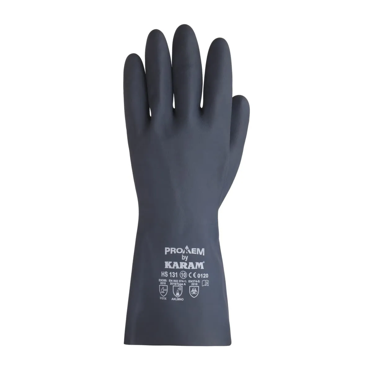 Karam Unsupported Chloroprene Rubber Flocklined Gloves (Pack Of 12 Pair), HS131