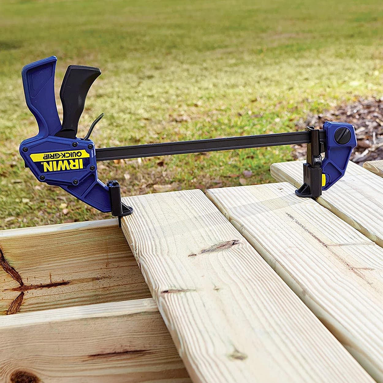 Irwin Quick-Grip 300 mm / 12 inch Medium Duty Bar Clamp/Spreader, 1964718