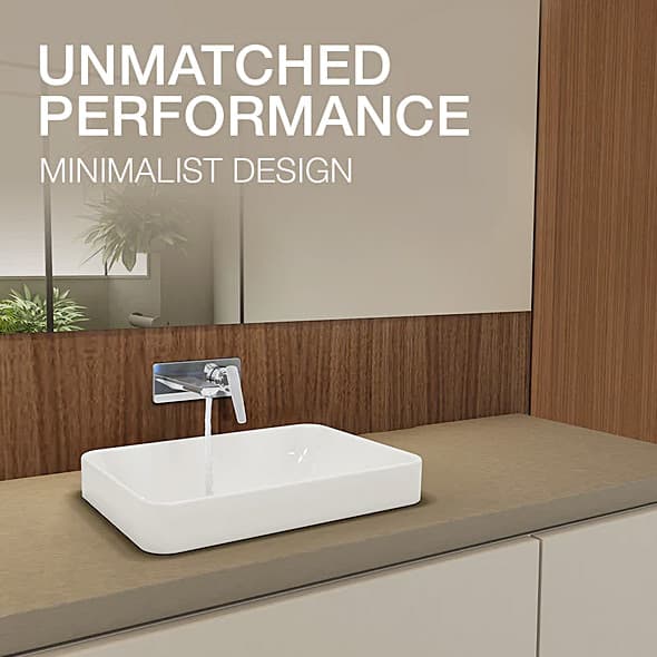 Kohler Single-Control Wall Mount Lavatory Faucet Valve In Polished Chrome Finish, K-5679IN-CP