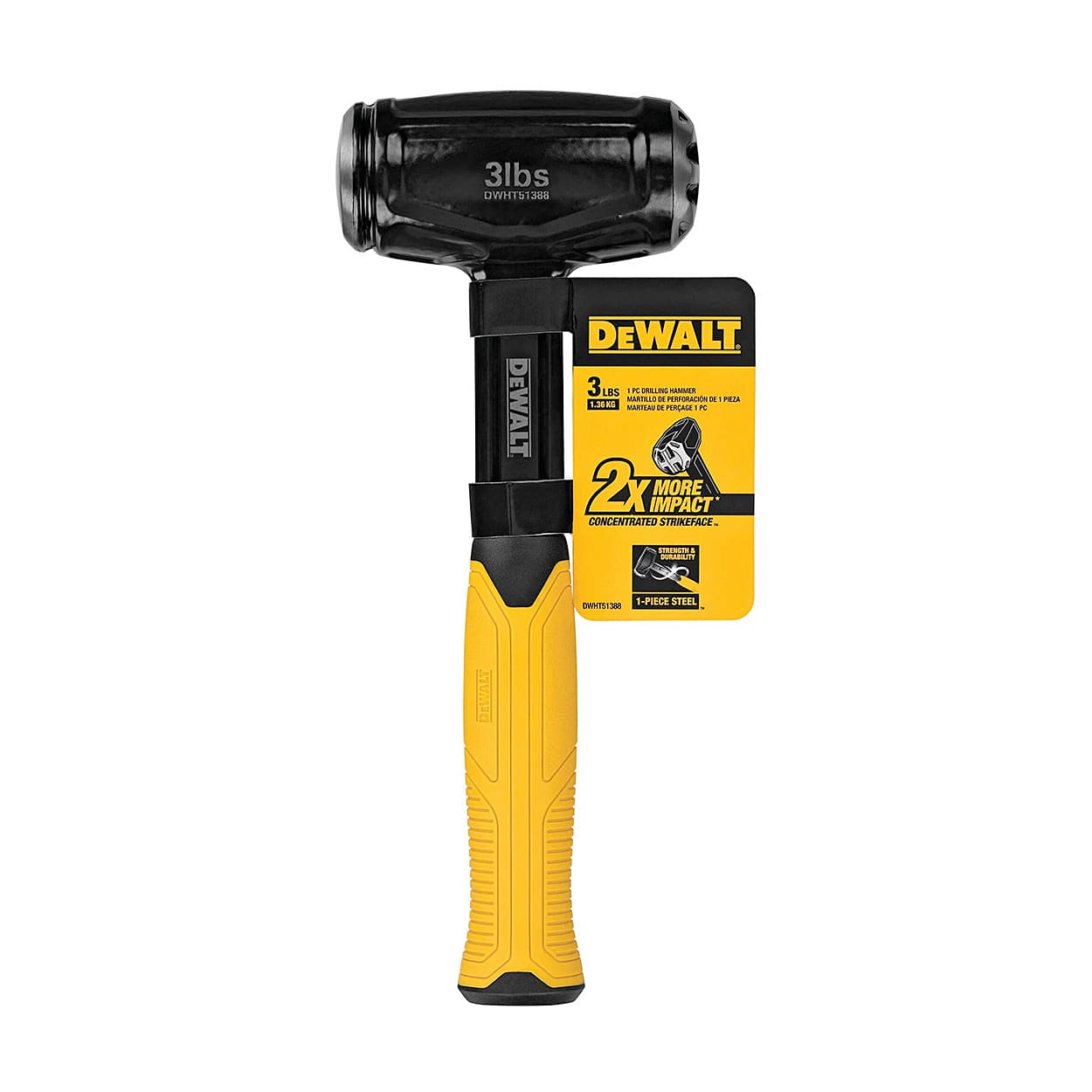 Dewalt 1400 Gms Steel Drilling Hammer, DWHT51388-0