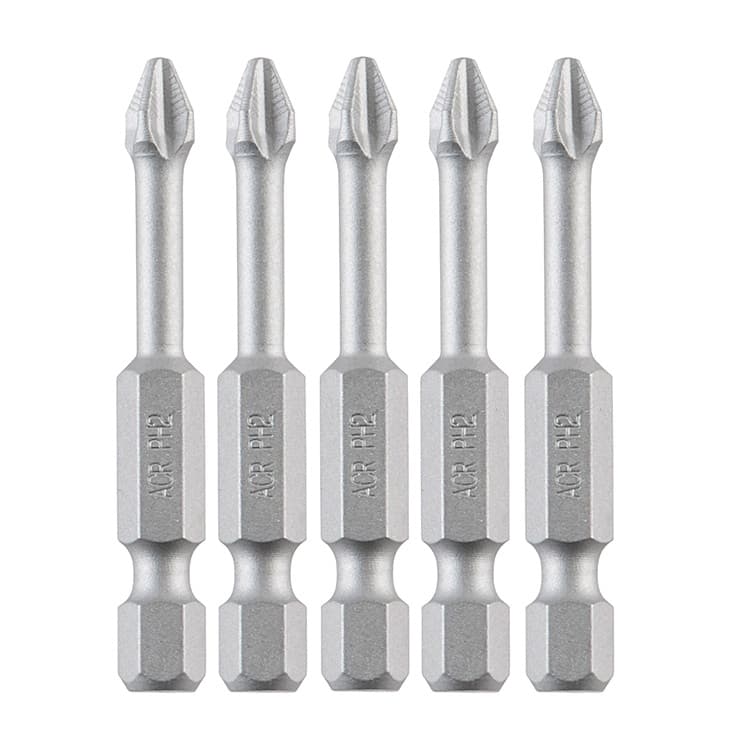 Dewalt PH2 x 50 mm Length Phillips Torsion Screwdriver Bits With Extra Grip (Pack of 5 Pcs), DT7246-QZ