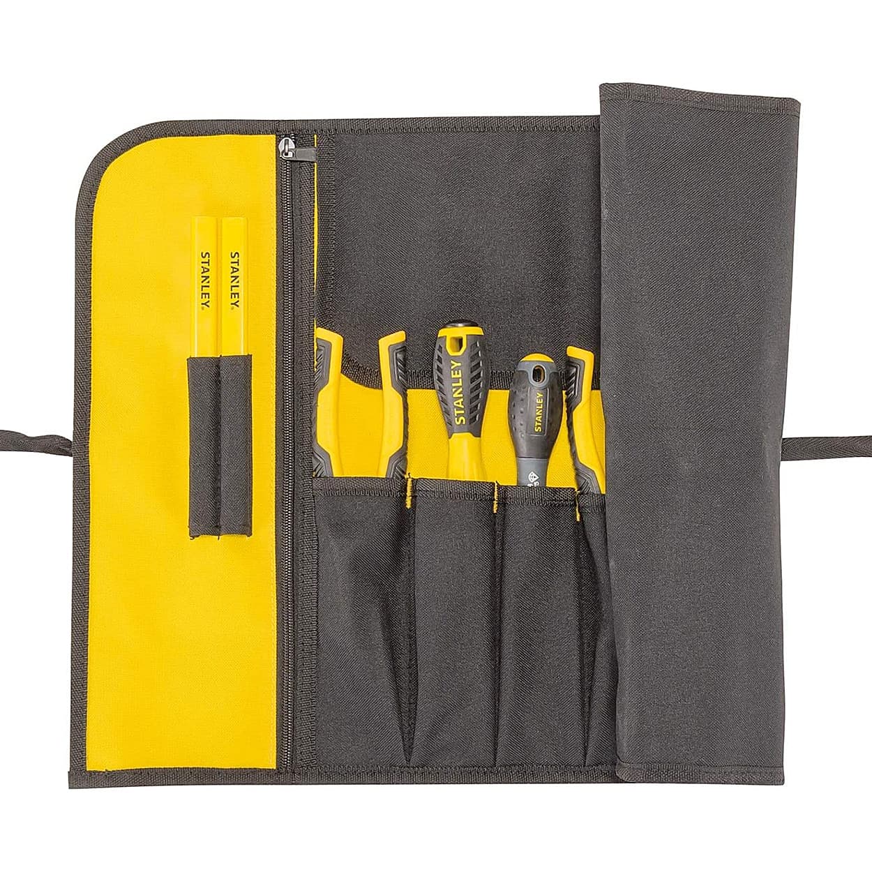 Stanley 640 mm / 25 inch Essential Pocket Tool Roll, 1-93-601