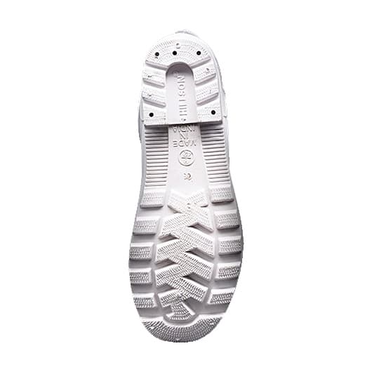 Hillson Century White Dual Density PVC Safety Gumboots (13 Inch Height)