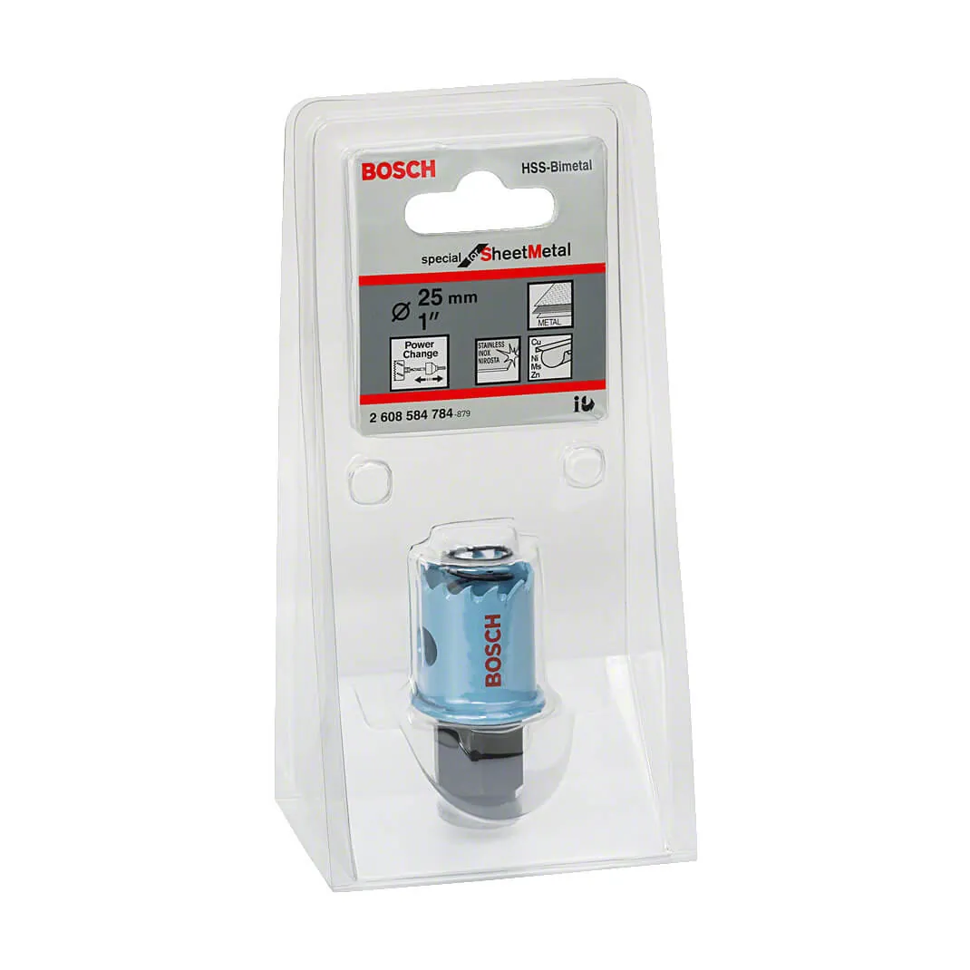 Bosch 25 mm Sheet Metal Power Change Adapter, 2 608 584 784