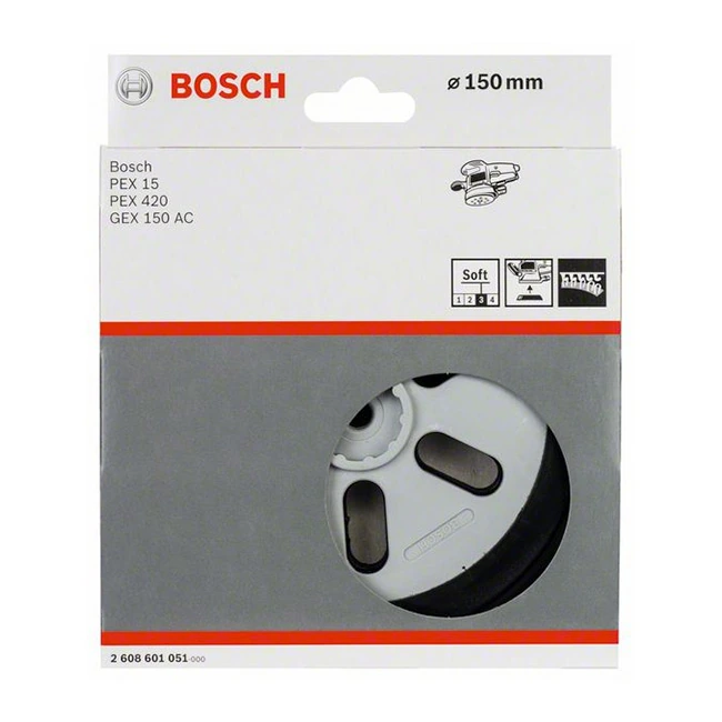 Bosch 150 mm Sanding Pads for Random Orbit Sanders, 2 608 601 051