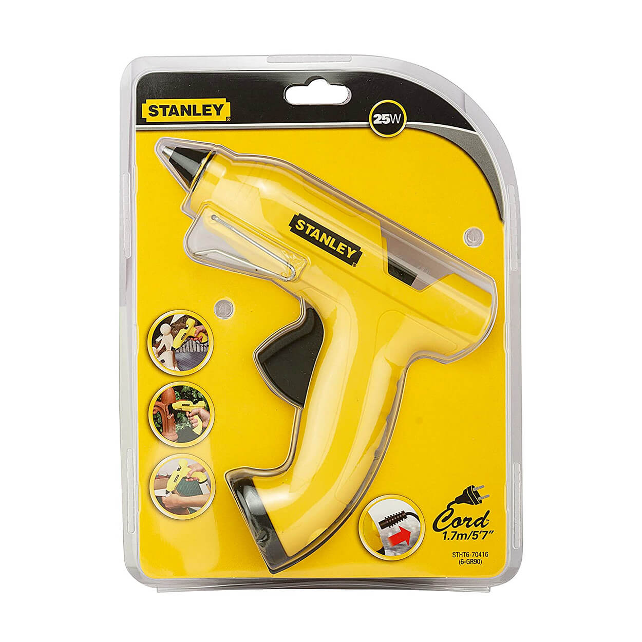 Stanley 25 - Watts Plastic Glue Gun & Meter Cord, STHT6-70416