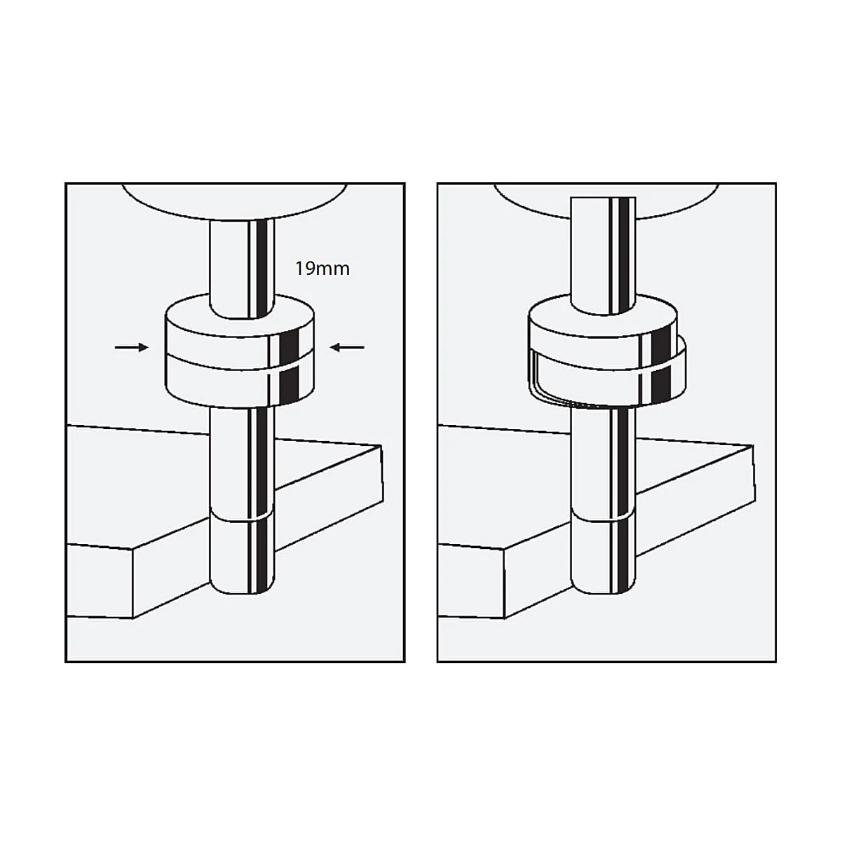 Ozar 10 mm Shank Dia. Double End Edge Finder, AEF-5544