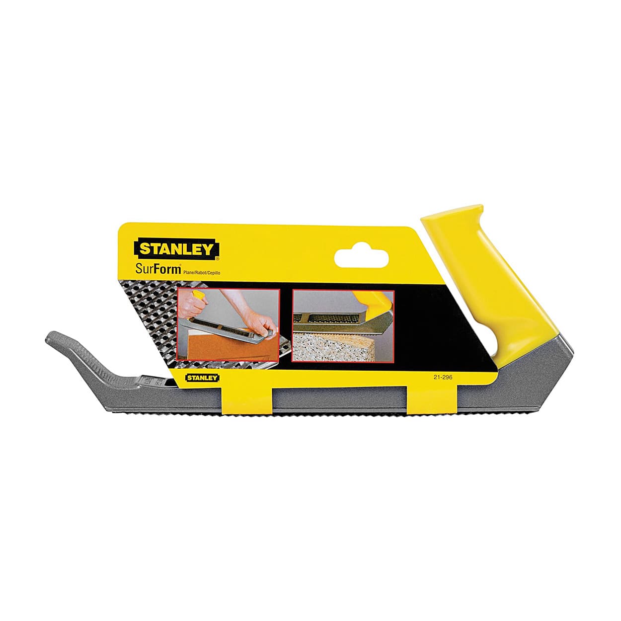 Stanley 315 mm / 12 inch Surform Metal Body Standard Plane (Regular Cut Blade), 5-21-296