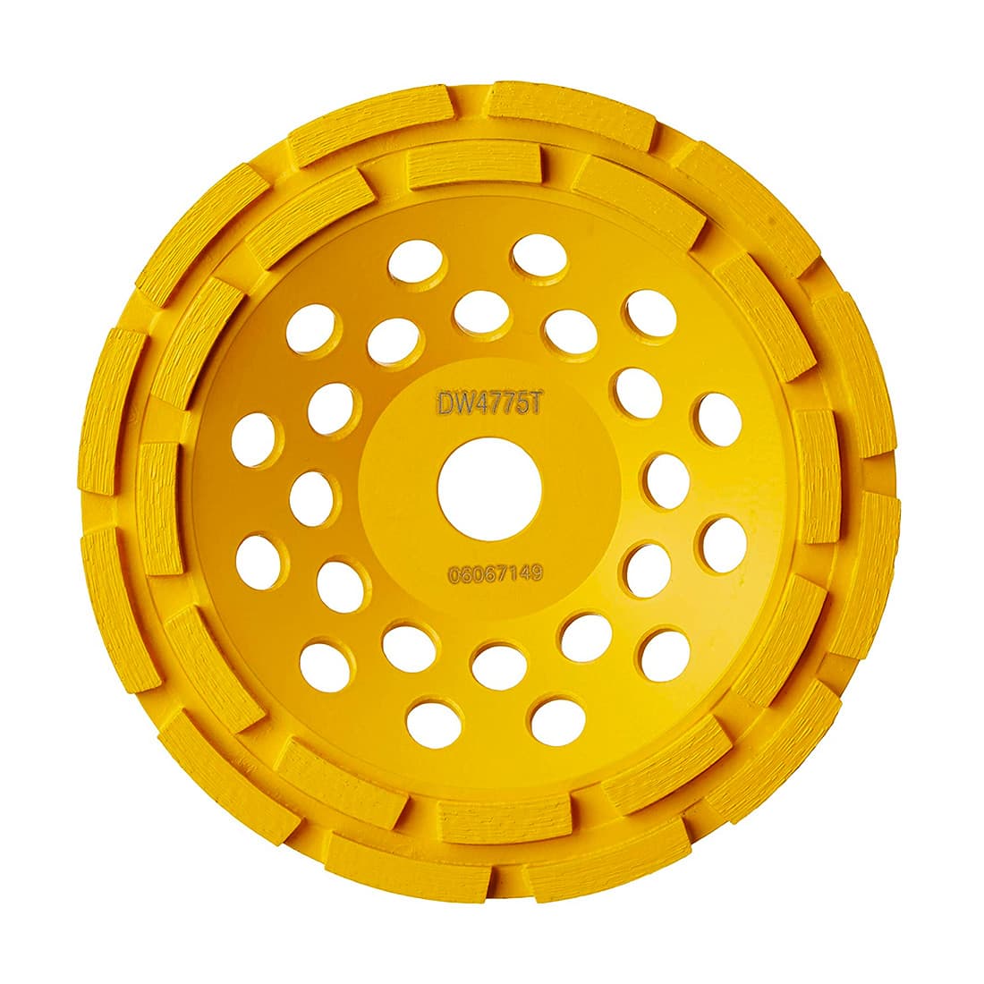 Dewalt 7 inch / 180 mm Double Row Diamond Cup Grinding Wheel For Angle Grinders, DW4775T-AE