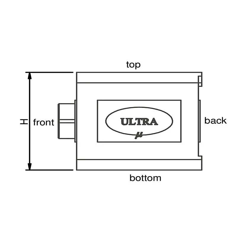 Ultra 100 x 70 x 95 mm Hardened & Ground Magnetic "V" Block, UL 32003 Hard