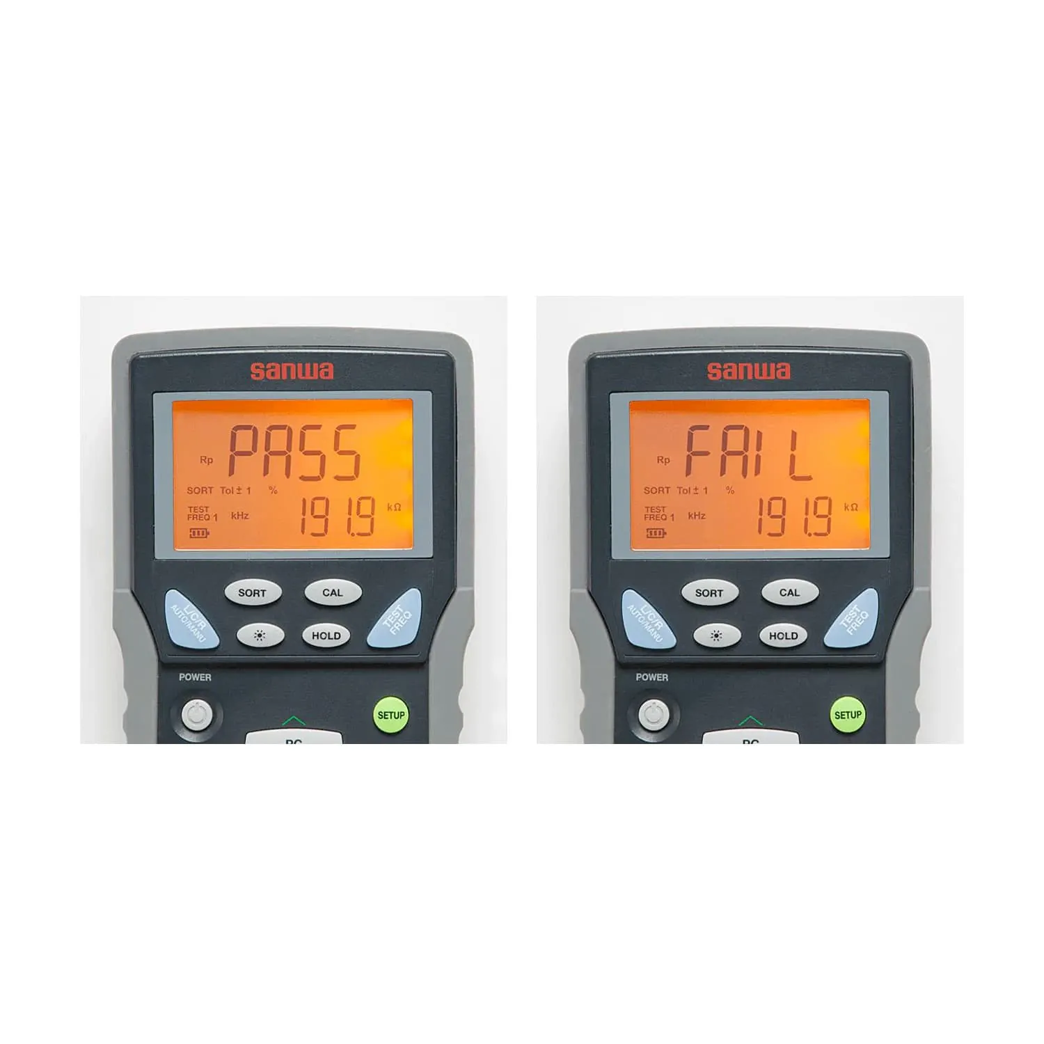 Sanwa 100Hz - 100kHz Handheld Digital LCR Meter, LCR700