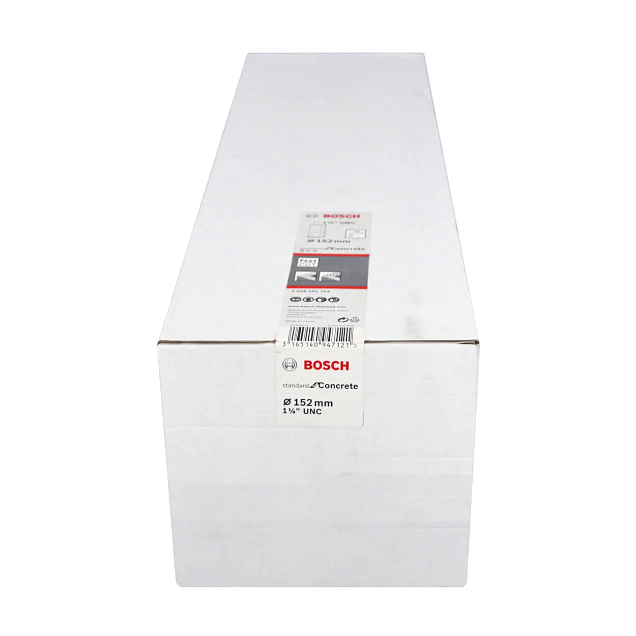 Bosch 152 mm / 1-1/4 Inch UNC Diamond Core Cutting Bits , 2 608 601 743
