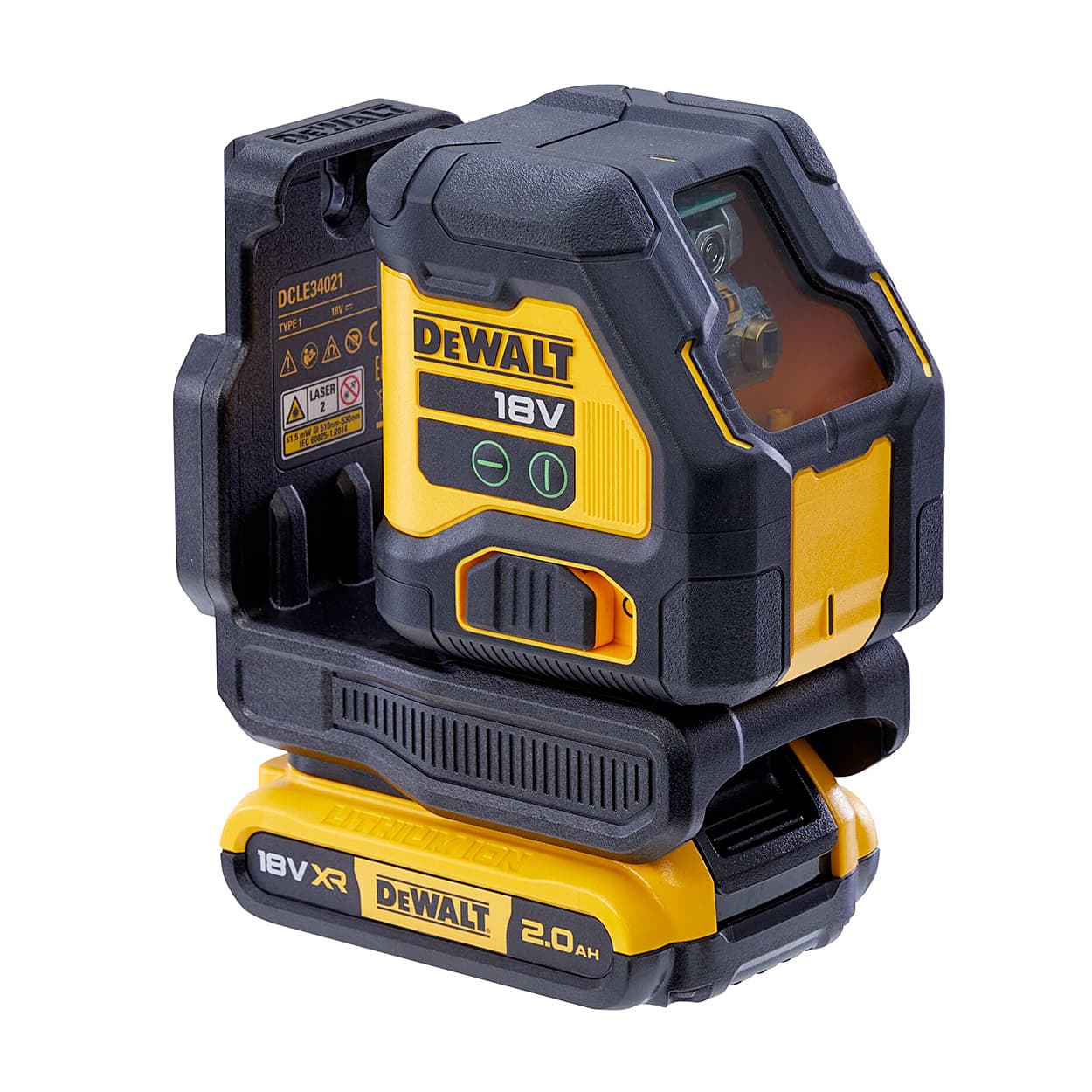 Dewalt 18V Compact Cross Line Laser (Green), DCLE34021D1-QW
