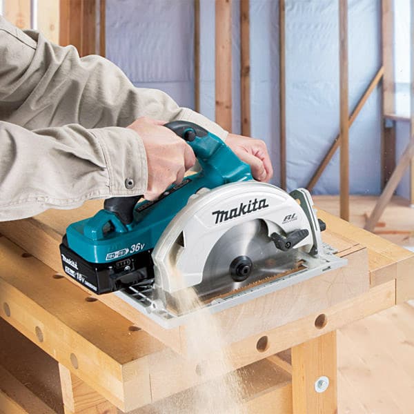 Makita 18V x 2 (36V) LXT BL 185 mm Magnesium Cordless Circular Saw (Bare Tool), DHS780Z