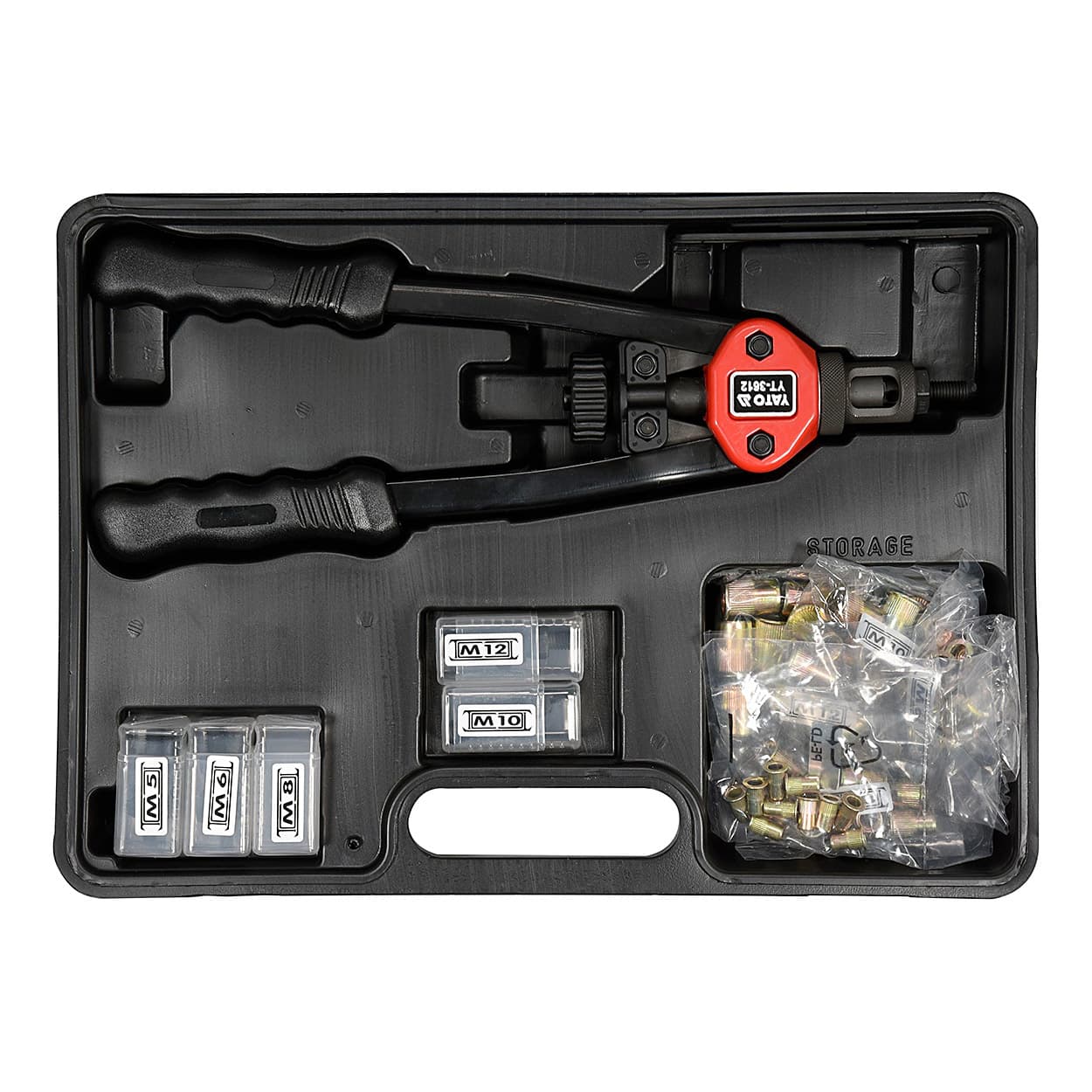 Yato M5 - M12 mm Hand Riveter Nut, YT-3612