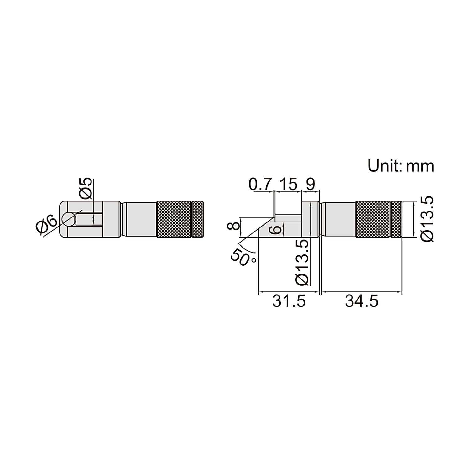 Insize 0 - 13 mm Seam Micrometer for Sprayer Cans, 3293-133