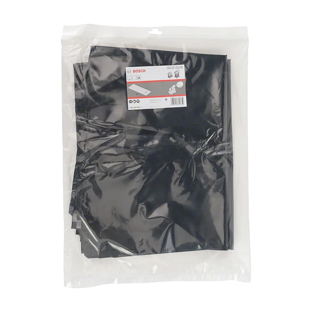 Bosch Disposal Bag for Dust Extractors (Pack of 10 Pcs), 2 607 432 043