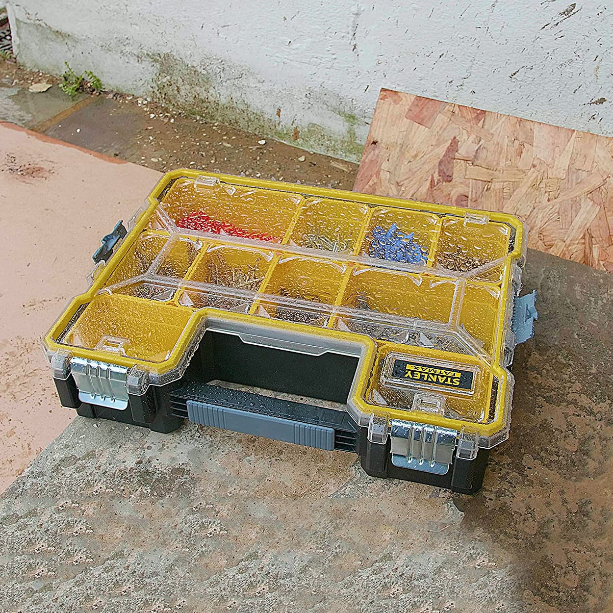Stanley 18 Inch FatMax Deep Professional Organizer With Metal Latches, 1-97-518