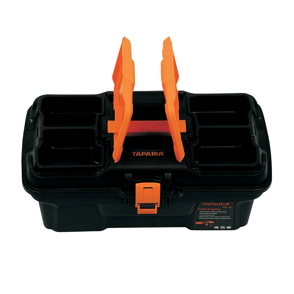 Taparia 16 Inch Plastic Tool Box With Organizer, PTB 16