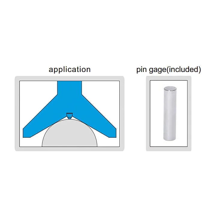Insize 138 - 233 mm Digital Radius Gauge, 2188-233