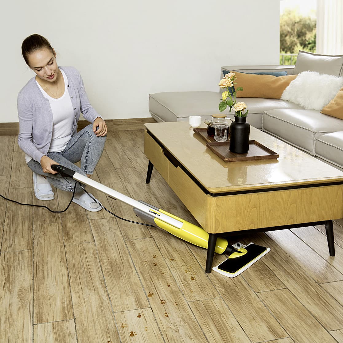 Karcher 1600W SC2 Upright EasyFix Steam Mop, 1.513-345.0