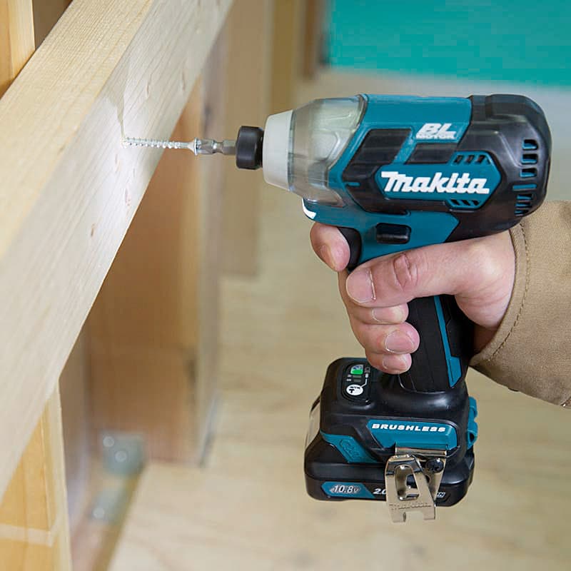 Makita 12V max CXT BL 135 Nm Cordless Impact Driver with A-Mode (Bare Tool), TD111DZ