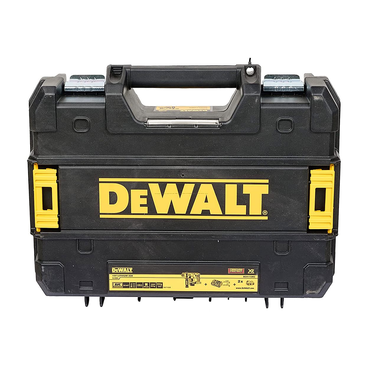 Dewalt 18V / 4.0 Ah Li-ion 2 Mode SDS - Plus Cordless Compact Brushless Hammer With 2x4.0 Ah Batteries & Charger, DCH172M2-IN