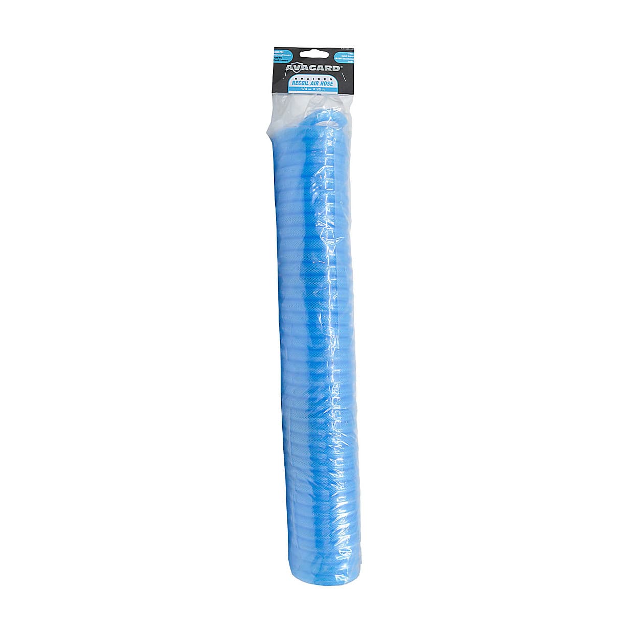 Avagard 5 Mtr / 6 mm Premium Braided Recoil Air Hose with Fittings, PUBR0605