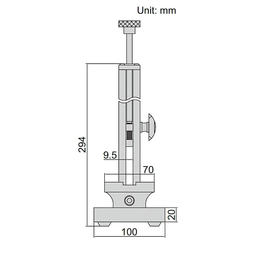 Insize 0 - 160 mm Bore Gage Setter, 7353-160
