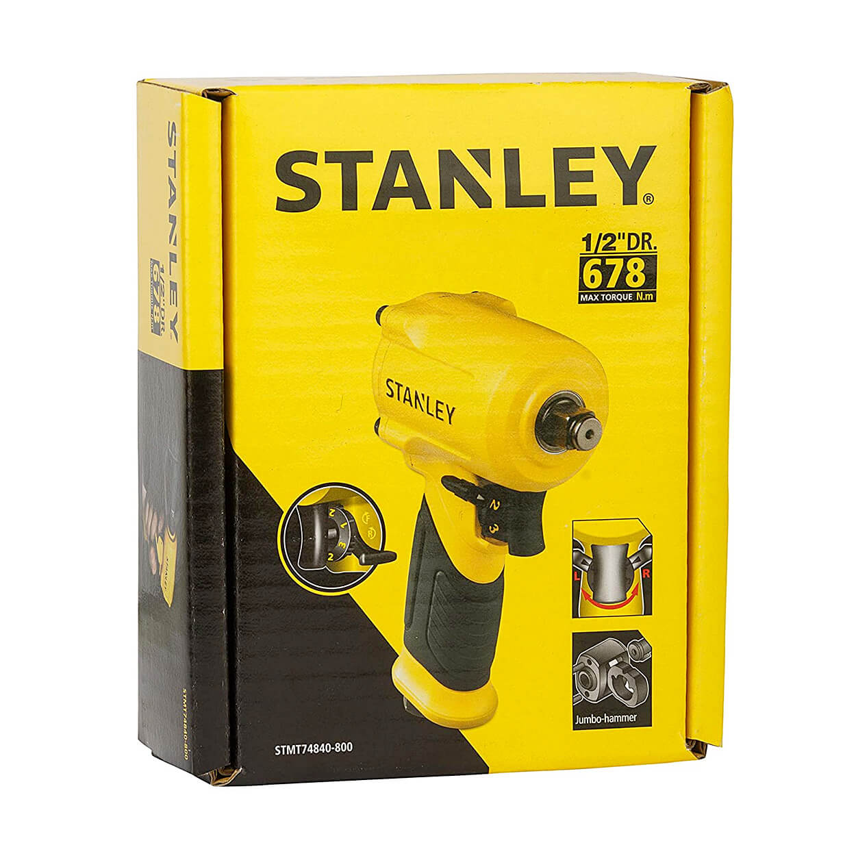 Stanley 1/2 inch Mini Air Impact Wrench, STMT74840-800