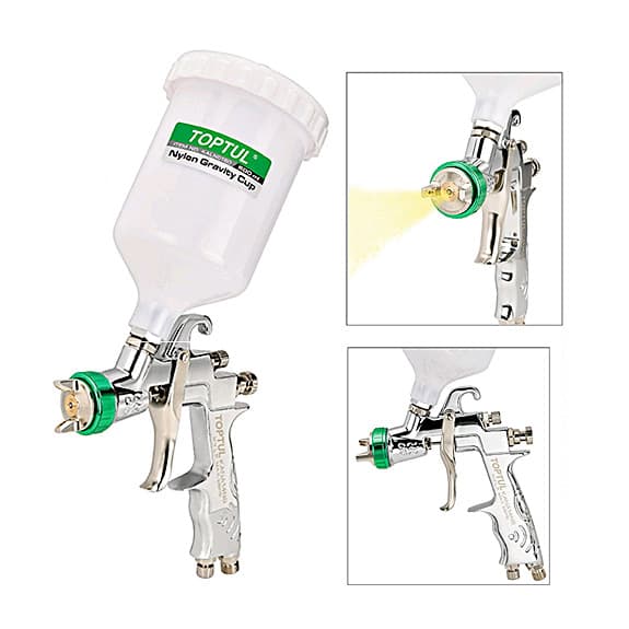 Toptul 600 ml / 1.4 mm HVLP Gravity Feed Spray Gun, KANA14N6