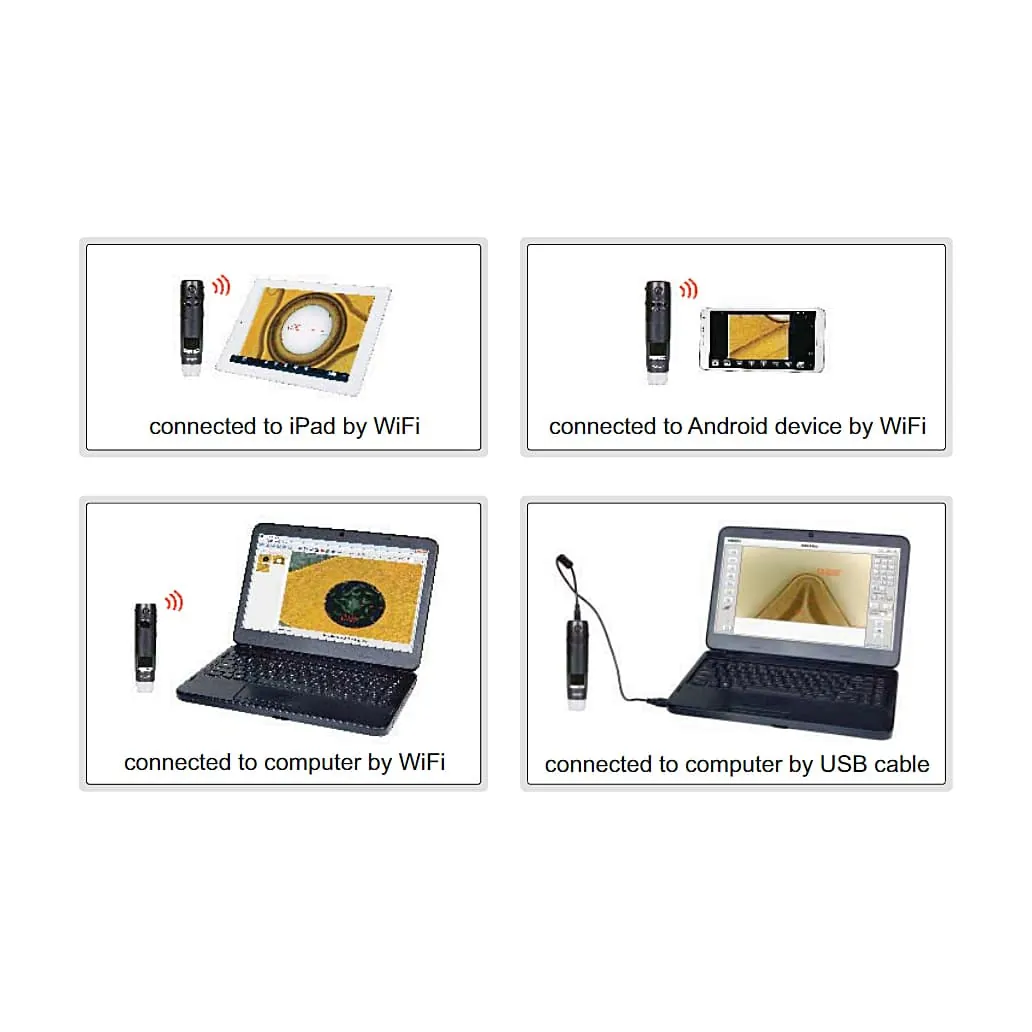 Insize 10 - 200X Wifi Digital Measuring Microscope, ISM-WF200