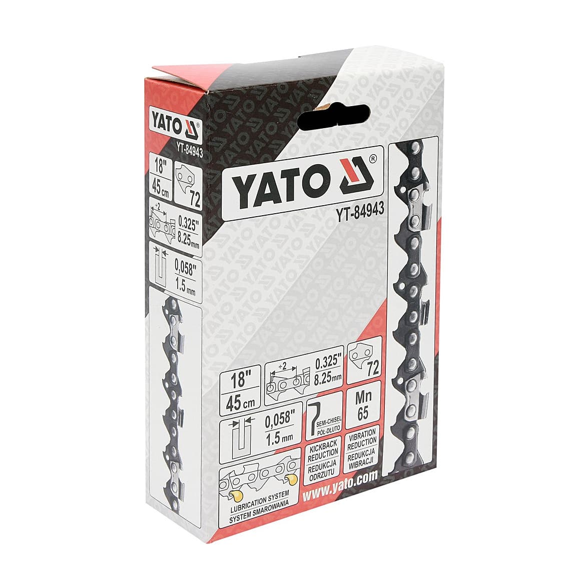 Yato 450 mm / 18 Inch Saw Chain, YT-84943