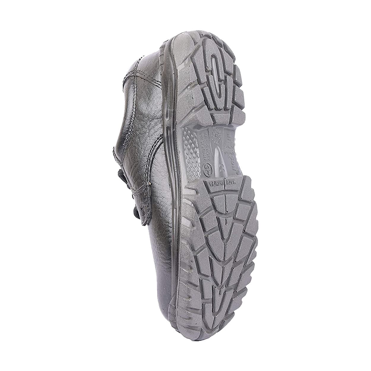 Hillson ISI Marked Double Density Grain Leather Samurai Safety Shoes - Steel Toe (Black)