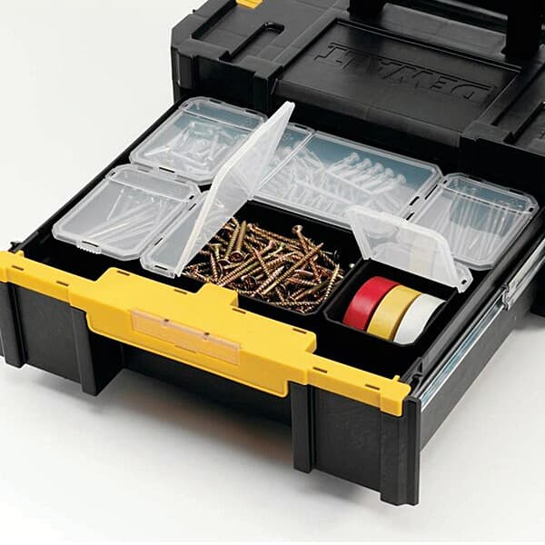 Dewalt T-Stak Tool Storage Box with Drawer, Yellow/Black, DWST1-70705