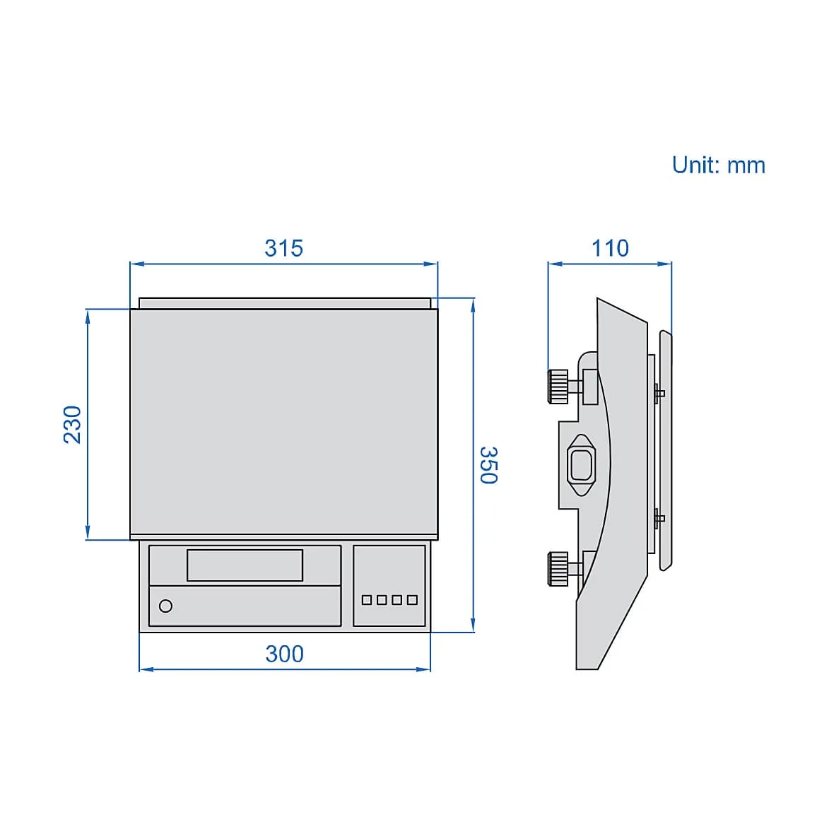 Insize 15 Kg Industrial Electronic Balance (Basic Type), 8306-15D