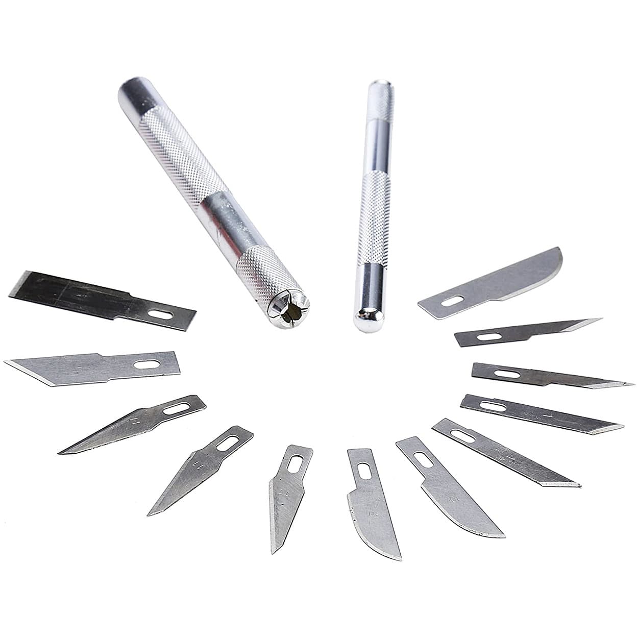 Stanley 14 Pcs Hobby Knife Set With 2 Blade Holders & 12 Blades, STHT0-73872