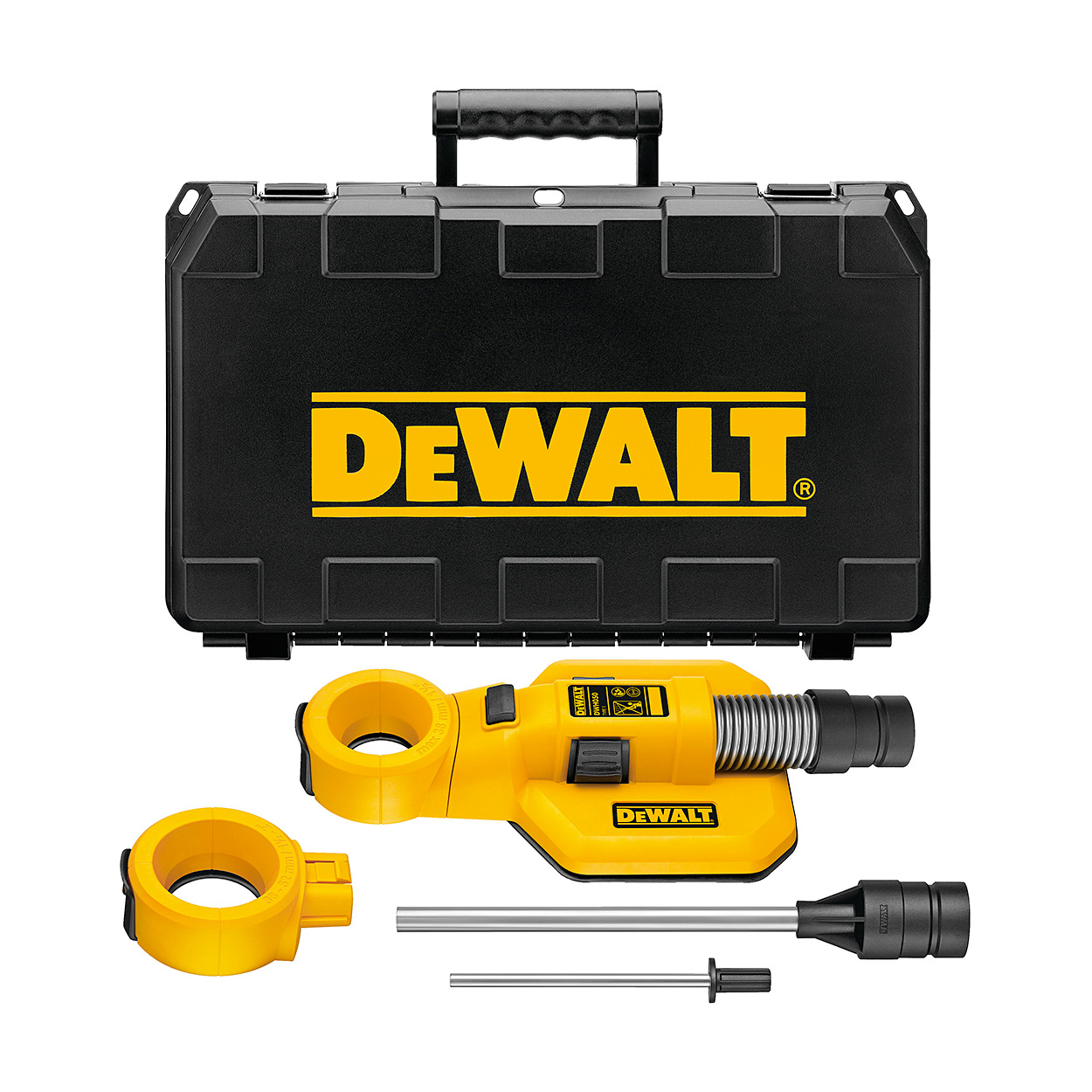 Dewalt Cordless Dust Extraction System For Drilling and Hole Cleaning-Compatible with all SDS-Plus & SDS-Max Hammers, DWH050K-XJ
