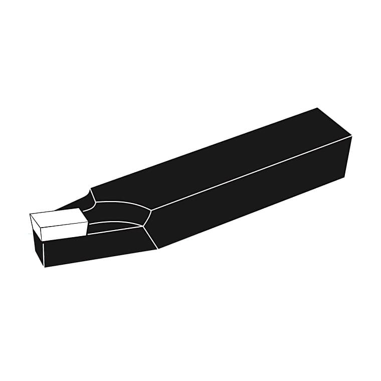 Zenstar 90 mm Length / ISO 1 (110) Bar / Straight Turning Tool (Right Hand), 110-1010