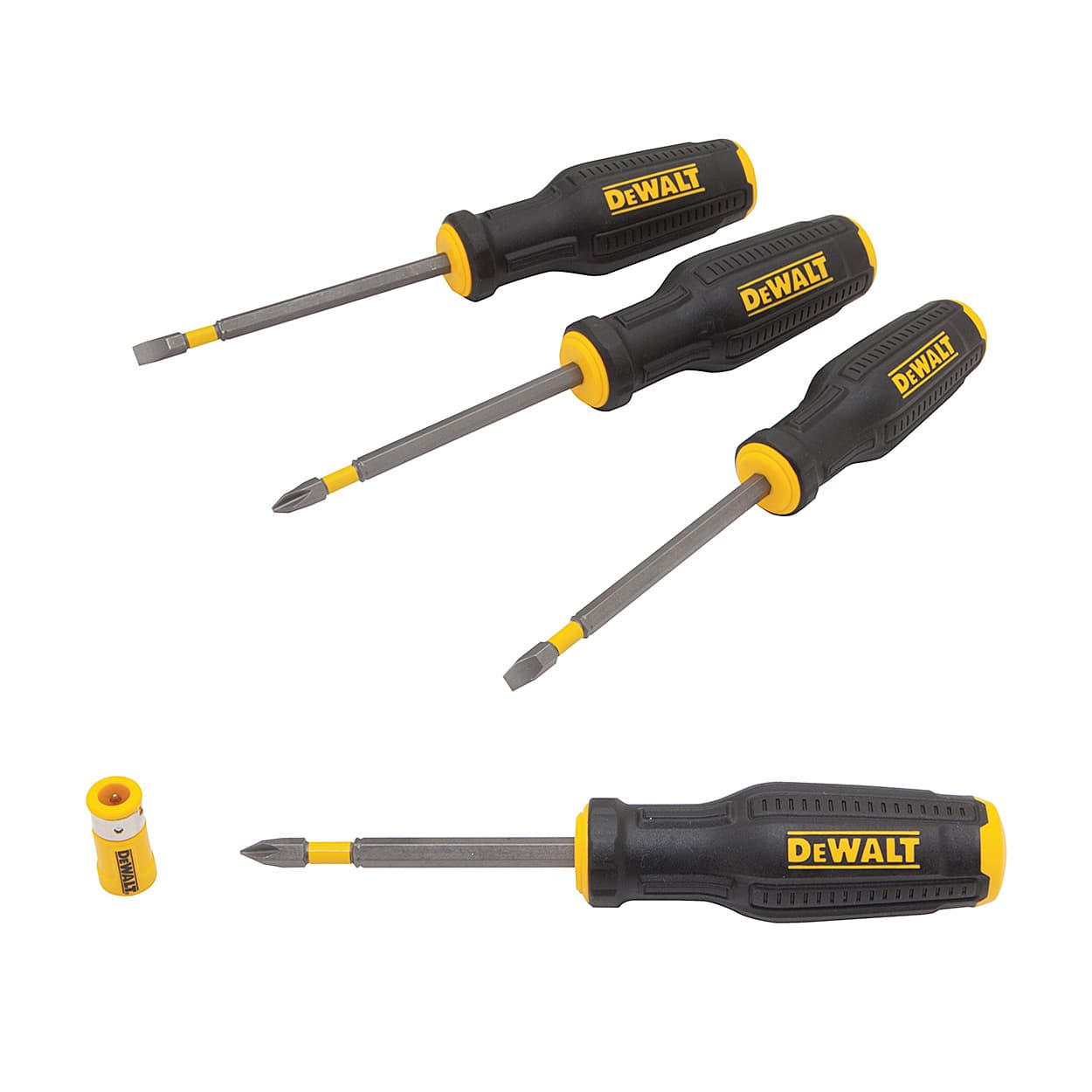 Dewalt 4 Pcs Max Fit Screwdriver Set, DWHT62054-0