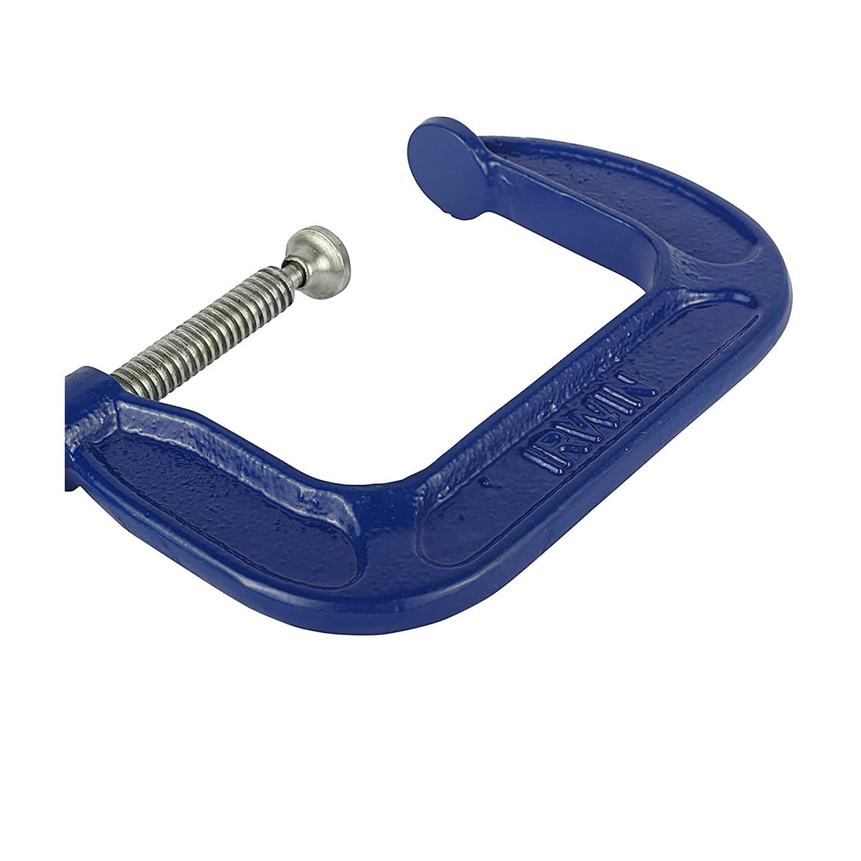 Irwin 150 mm / 6 Inch General Purpose Steel C-Clamp (Blue & Silver), 1901235
