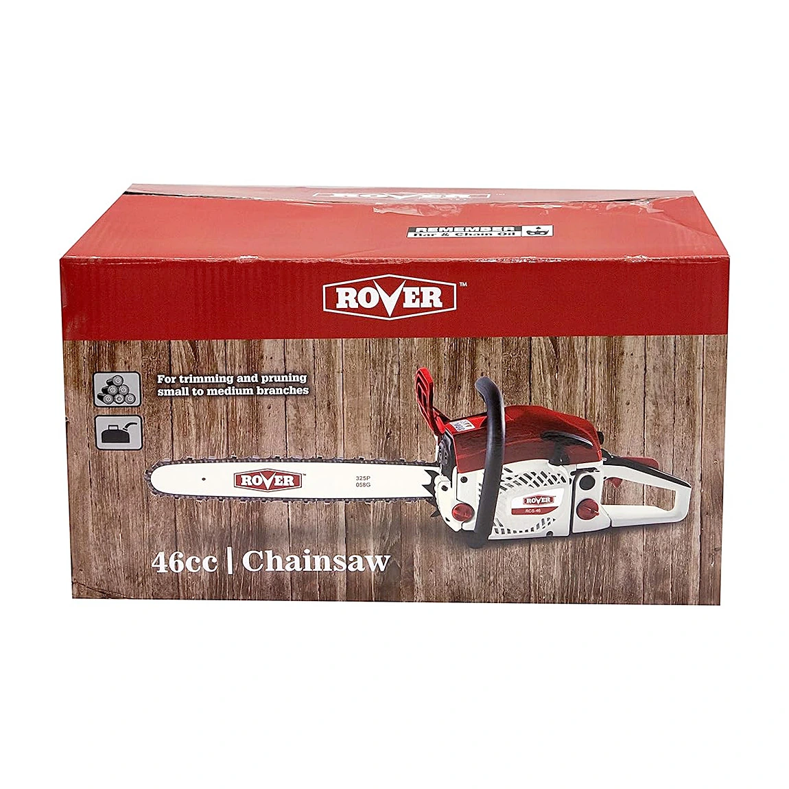 Rover 20 Inch / 2.4 HP Gasoline Chain Saw With Oregon Chain, RCS-4620