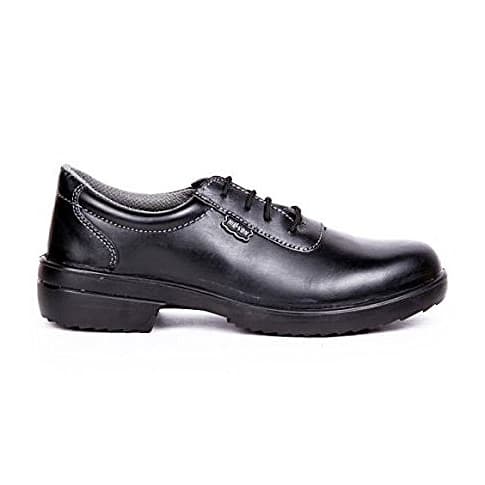 Hillson Single Density Leather LF 01 Ladies Safety Shoes - Steel Toe (Black)
