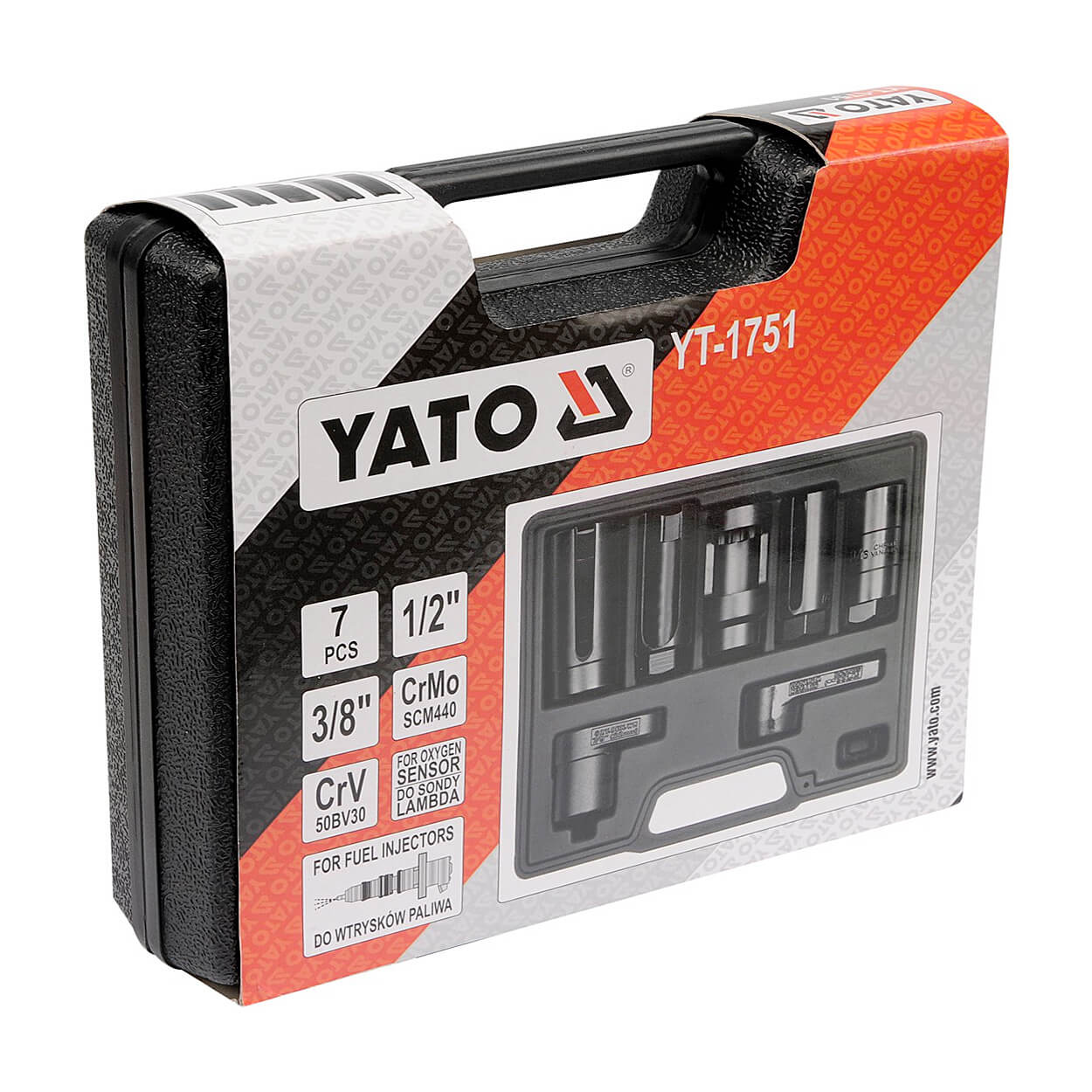 Buy Yato 7 Pcs Oxygen Sensor And Fuel Injectors Wrench Set, YT