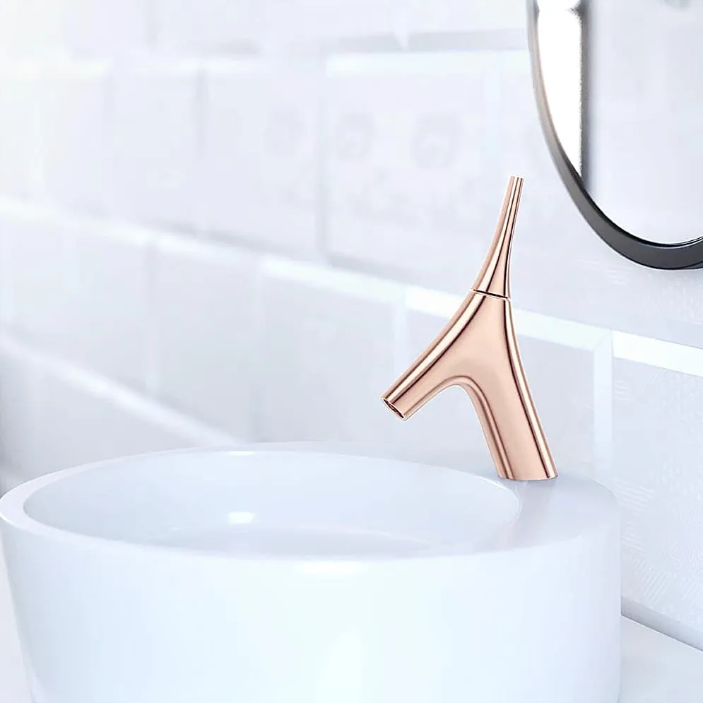 Kohler Vive Single Control Basin / Lavatory Faucet Without Drain In Rose Gold Finish, K-23966IN-4ND-RGD