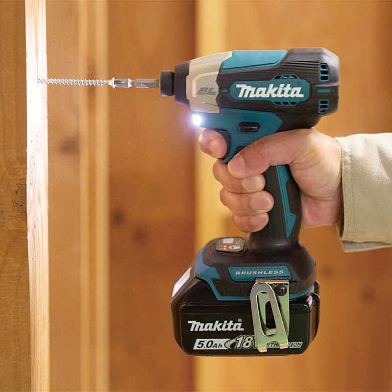 Makita 18V LXT BL 140 Nm Cordless Impact Driver with A-Mode (Bare Tool), DTD157Z