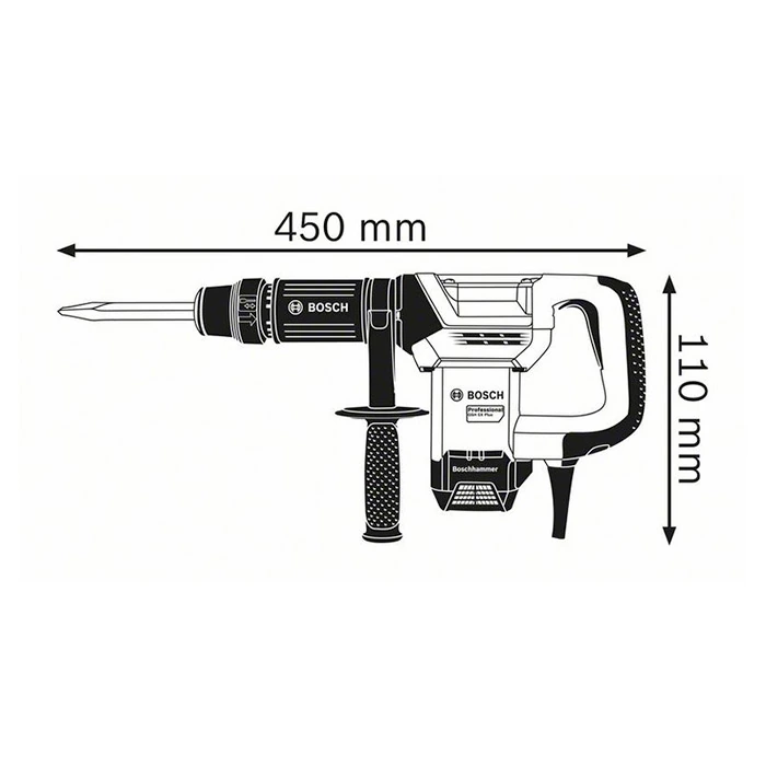 Bosch 1100 W Professional Demolition Hammer with SDS Max, GSH 500 MAX