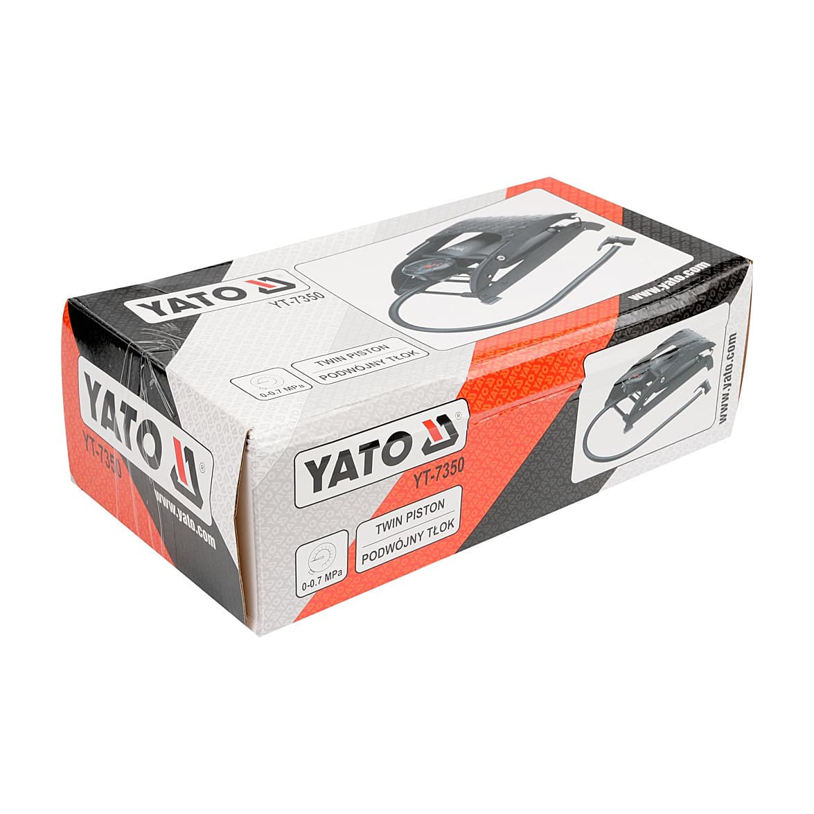 Yato Foot Pump With Gauge, YT-7350