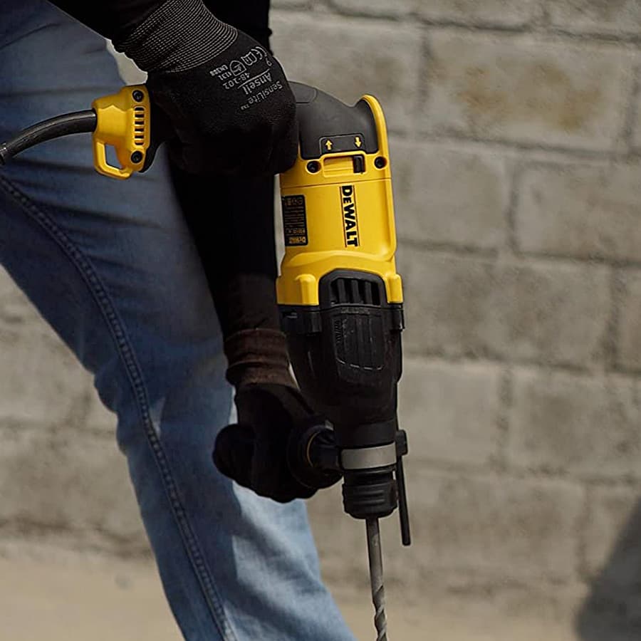 Dewalt 900W 28mm 3.0J Impact Energy SDS-Plus 3 Mode Combi Hammer, D25143K-IN